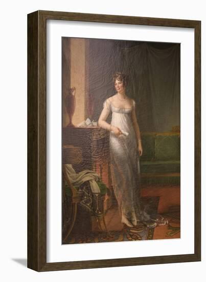 Madame Charles-Maurice De Talleyrand-Périgord, Princesse De Bénévent-Francois Gerard-Framed Art Print