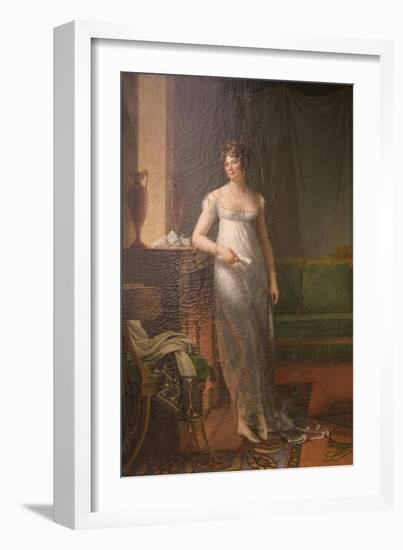 Madame Charles-Maurice De Talleyrand-Périgord, Princesse De Bénévent-Francois Gerard-Framed Art Print