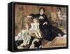 Madame Charpentier and Her Children-Pierre-Auguste Renoir-Framed Stretched Canvas