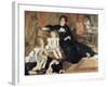 Madame Charpentier and Her Children-Pierre-Auguste Renoir-Framed Giclee Print