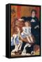 Madame Charpentier and Her Children-Pierre-Auguste Renoir-Framed Stretched Canvas