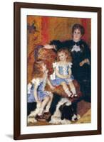 Madame Charpentier and Her Children-Pierre-Auguste Renoir-Framed Art Print