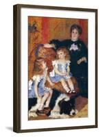 Madame Charpentier and Her Children-Pierre-Auguste Renoir-Framed Art Print