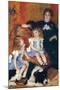 Madame Charpentier and Her Children-Pierre-Auguste Renoir-Mounted Art Print