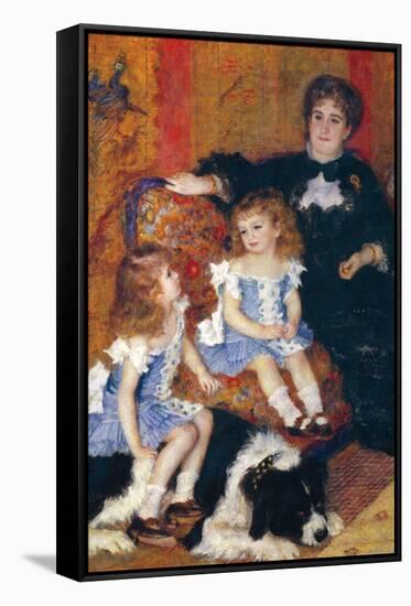 Madame Charpentier and Her Children-Pierre-Auguste Renoir-Framed Stretched Canvas