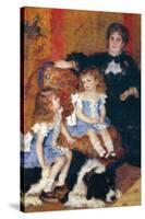 Madame Charpentier and Her Children-Pierre-Auguste Renoir-Stretched Canvas