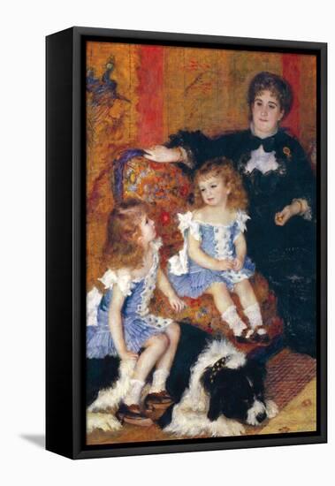 Madame Charpentier and Her Children-Pierre-Auguste Renoir-Framed Stretched Canvas