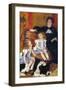 Madame Charpentier and Her Children-Pierre-Auguste Renoir-Framed Art Print