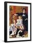 Madame Charpentier and Her Children-Pierre-Auguste Renoir-Framed Art Print