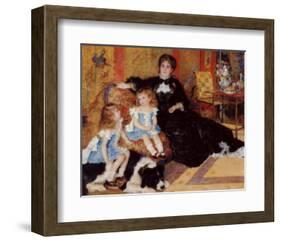 Madame Charpentier with Her Children-Pierre-Auguste Renoir-Framed Giclee Print