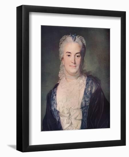 'Madame Chevotet', 1751-Jean-Baptiste Perronneau-Framed Giclee Print