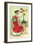 Madame Chrysanthemum, from the Novel by Pierre Loti (Colour Litho)-Dudley Hardy-Framed Giclee Print