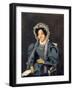 Madame Corot, Mother of The-Jean-Baptiste-Camille Corot-Framed Giclee Print