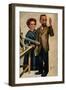 Madame Curie and Husband-null-Framed Giclee Print