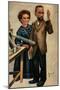 Madame Curie and Husband-null-Mounted Giclee Print