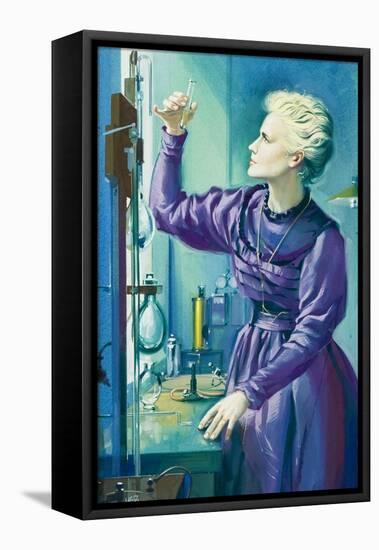 Madame Curie-Mcbride-Framed Stretched Canvas