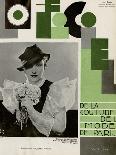 L'Officiel, January 1932 - Comtesse de La Falaise-Madame D'Ora & A.P. Covillot-Framed Art Print