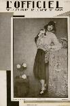 L'Officiel, June 1927 - Une Des Sisters G. en Robe de Worth-Madame D'Ora & Jean Dunand-Mounted Art Print