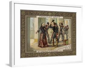 Madame Damoiseau and Her House, 1870-null-Framed Giclee Print