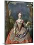 Madame De Beaujolais, 18th Century-Jean-Marc Nattier-Mounted Giclee Print