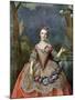 Madame De Beaujolais, 18th Century-Jean-Marc Nattier-Mounted Giclee Print