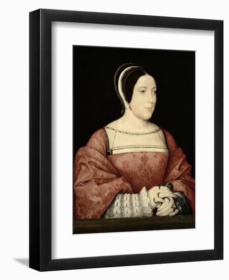 Madame De Canaples, C.1525-Jean Clouet-Framed Giclee Print