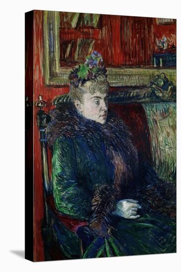 Madame De Gortzikoff, 1893-Henri de Toulouse-Lautrec-Stretched Canvas