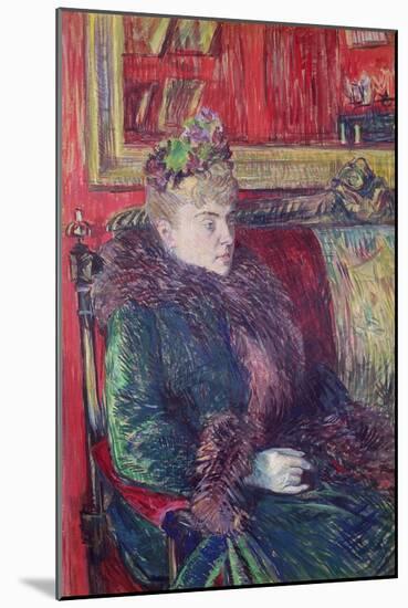 Madame De Gortzikoff, 1893-Henri de Toulouse-Lautrec-Mounted Giclee Print