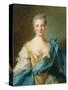 Madame De La Porte-Jean-Marc Nattier-Stretched Canvas