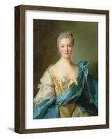 Madame De La Porte-Jean-Marc Nattier-Framed Giclee Print