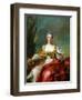 Madame De Maison-Rouge as Diana-Jean-Marc Nattier-Framed Art Print