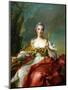 Madame De Maison-Rouge as Diana-Jean-Marc Nattier-Mounted Art Print