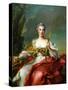 Madame De Maison-Rouge as Diana-Jean-Marc Nattier-Stretched Canvas