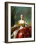 Madame De Maison-Rouge as Diana-Jean-Marc Nattier-Framed Art Print