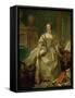 Madame De Pompadour (1721-1764)-Francois Boucher-Framed Stretched Canvas