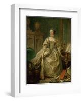 Madame De Pompadour (1721-1764)-Francois Boucher-Framed Giclee Print