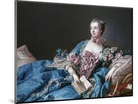 Madame de Pompadour, 1721-64, Mistress of Louis XV-Francois Boucher-Mounted Giclee Print