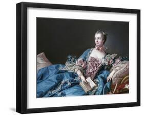 Madame de Pompadour, 1721-64, Mistress of Louis XV-Francois Boucher-Framed Giclee Print