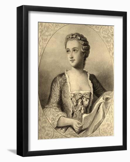 Madame De Pompadour (1721-64)-null-Framed Giclee Print