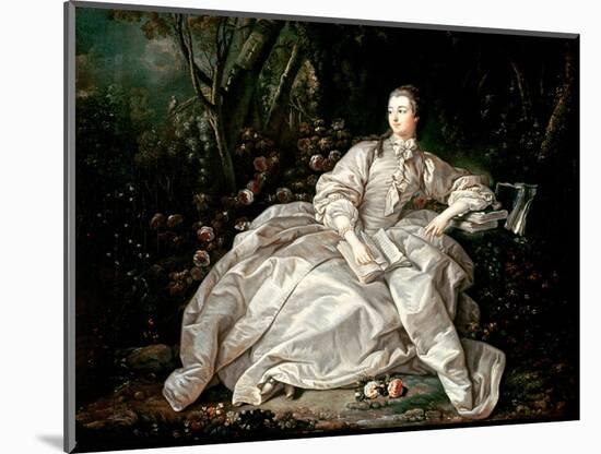 Madame De Pompadour (1721-64)-Francois Boucher-Mounted Giclee Print