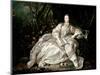 Madame De Pompadour (1721-64)-Francois Boucher-Mounted Giclee Print