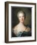 Madame de Pompadour 1748-Jean-Marc Nattier-Framed Premium Giclee Print