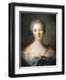 Madame de Pompadour 1748-Jean-Marc Nattier-Framed Premium Giclee Print