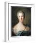 Madame de Pompadour 1748-Jean-Marc Nattier-Framed Premium Giclee Print