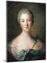 Madame de Pompadour 1748-Jean-Marc Nattier-Mounted Premium Giclee Print