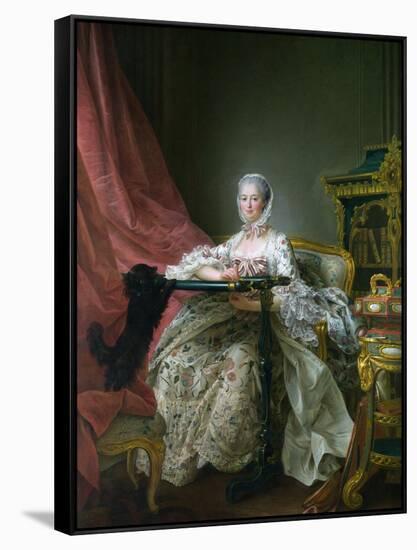 Madame De Pompadour, 1763-64-Francois-Hubert Drouais-Framed Stretched Canvas