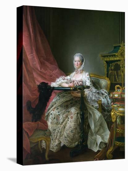 Madame De Pompadour, 1763-64-Francois-Hubert Drouais-Stretched Canvas