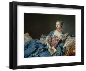 Madame De Pompadour, C.1758-Francois Boucher-Framed Giclee Print