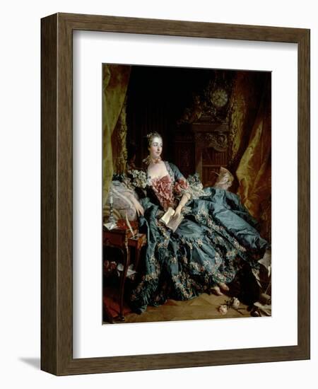 Madame De Pompadour-Francois Boucher-Framed Giclee Print