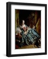 Madame De Pompadour-Francois Boucher-Framed Giclee Print